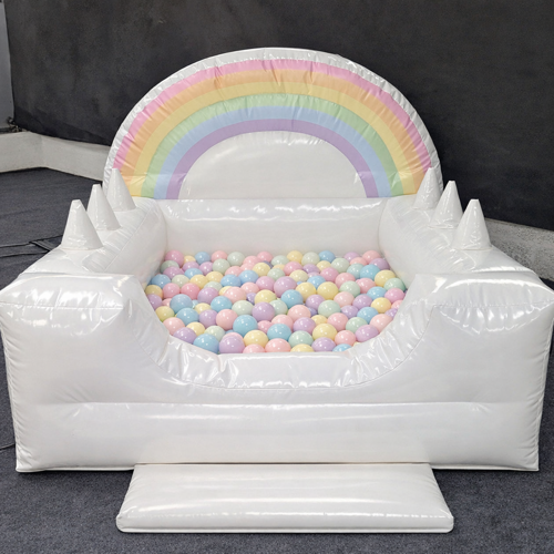 White Rainbow Ball Pit